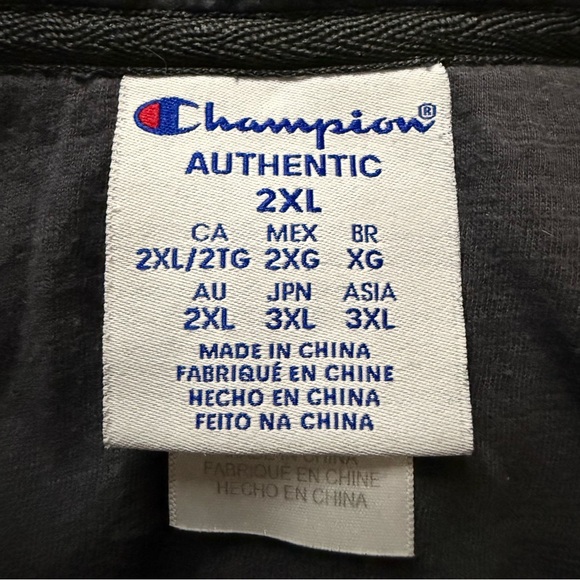 💝 Men’s Champion Charcoal Gray Wisconsin Badgers Ribbed Quarter Zip Pullover 2XL - Picture 6 of 6